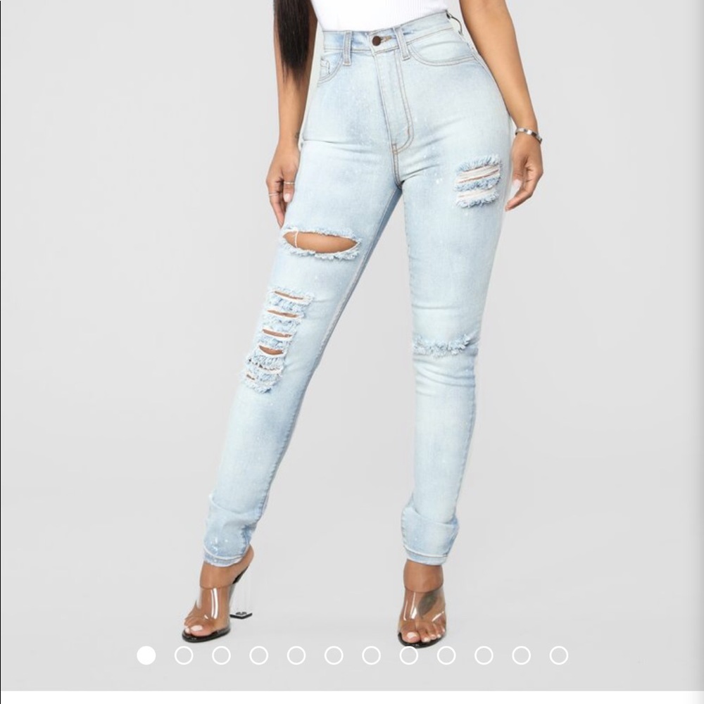 Fashion nova skinny jeans size 1